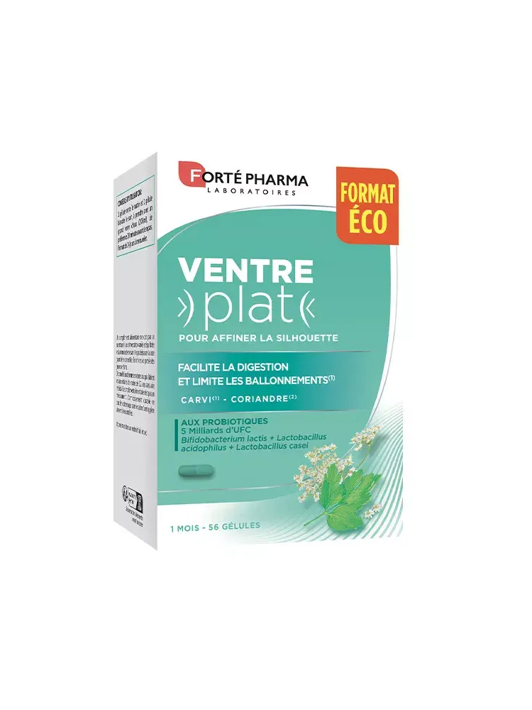 Forté Pharma Ventre Plat Format Eco 56 Gélules